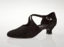 Diamant Ballroom Schoenen voor Dames 052-112-001 – Dansschoenen Stijldansen – Zwart Suède - Thumbnail 2