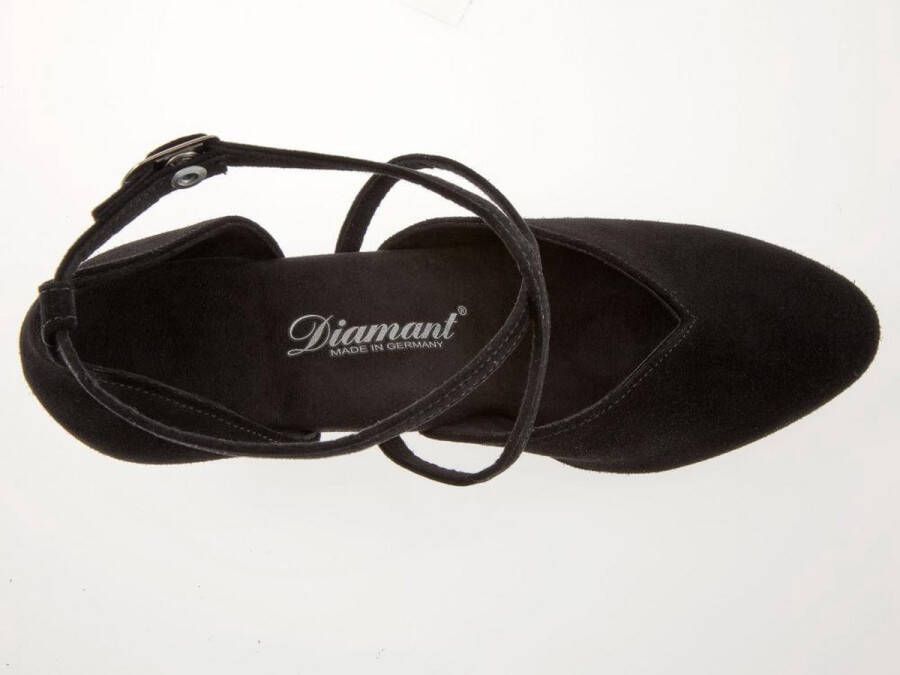 Diamant Dames Ballroom Dansschoenen 107-013-001 – Zwart Suède - Foto 5