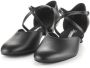 Diamant Dames Ballroom Dansschoenen 148-112-034 – Extra Breed Zwart Leer – - Thumbnail 2