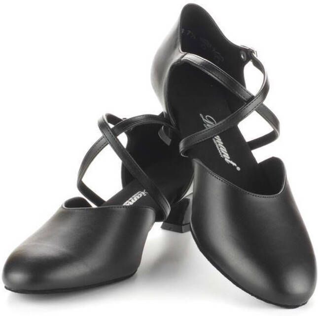 Diamant Dames Ballroom Dansschoenen 148-112-034 – Extra Breed Zwart Leer – - Foto 7