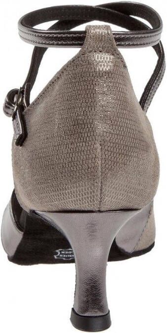 Diamant Dames Latin Dansschoenen 141-077-466 Brons Suède Hak