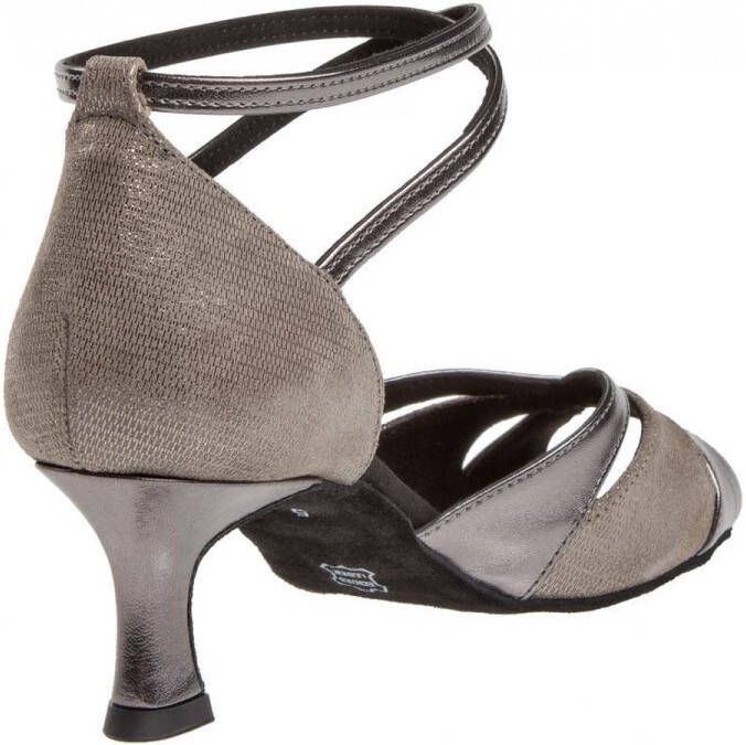 Diamant Dames Latin Dansschoenen 141-077-466 Brons Suède Hak