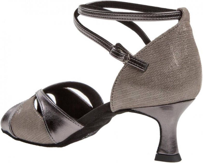 Diamant Dames Latin Dansschoenen 141-077-466 Brons Suède Hak