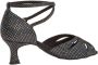 Diamant Dans schoenen Dames Salsa Latin 141-077-183 – Zwart Zilver Holografisch – 5 cm Hak – - Thumbnail 6