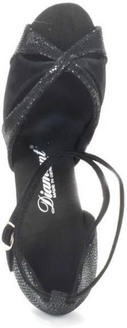 Diamant Salsa Schoenen Dames 141-077-084 – Dansschoenen Latin – Zwart Suède – 5 cm Hak – - Foto 3