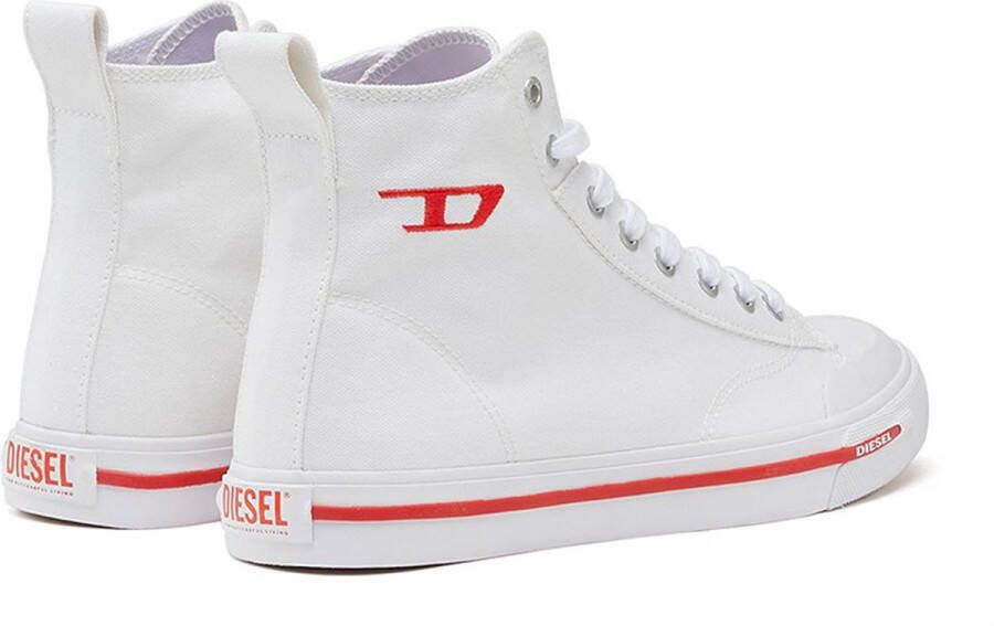Diesel S-athos Mid Dames Hoge sneakers Dames Wit