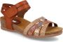 BDA Leren Sandalen Multicolor met velcro dames - Thumbnail 5