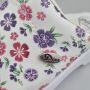 DINA Medische dames klompen PU zool PU klompen met kunststof zool ziekenhuis klompen zorgklompen CLOGS purple flowers - Thumbnail 5