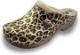 DINA Medische PU klompen PU klompen met kunststof zool ziekenhuis klompen zorgklompen CLOGS Panter Leopard - Thumbnail 2