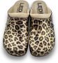 DINA Medische PU klompen PU klompen met kunststof zool ziekenhuis klompen zorgklompen CLOGS Panter Leopard - Thumbnail 6