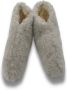 DINA wollen sloffen 100% wol pantoffels -grijs laag model - Thumbnail 2