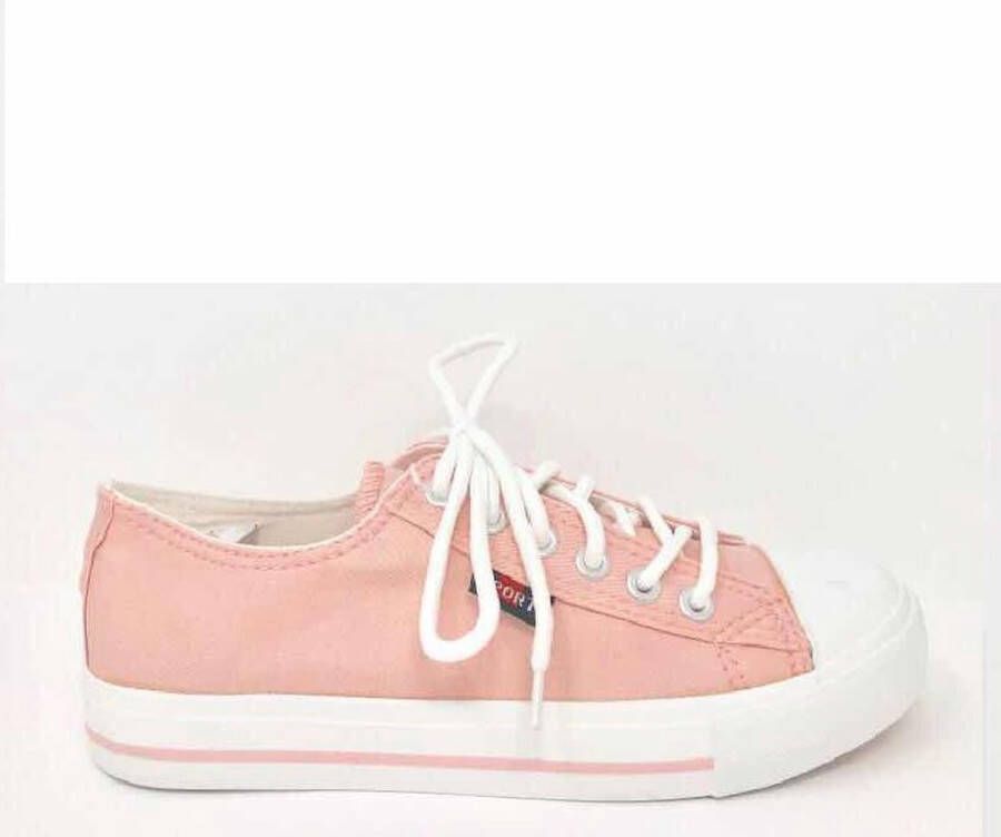 djsa fashion Sportschoenen lage sneakers voor dames ROZE_39