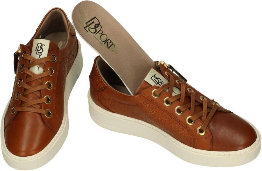 DL Sport Dlsport -Dames cognac caramel sneakers
