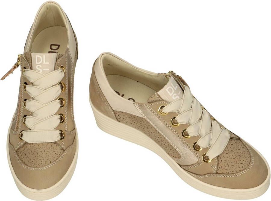 DL Sport Dlsport -Dames taupe sneakers