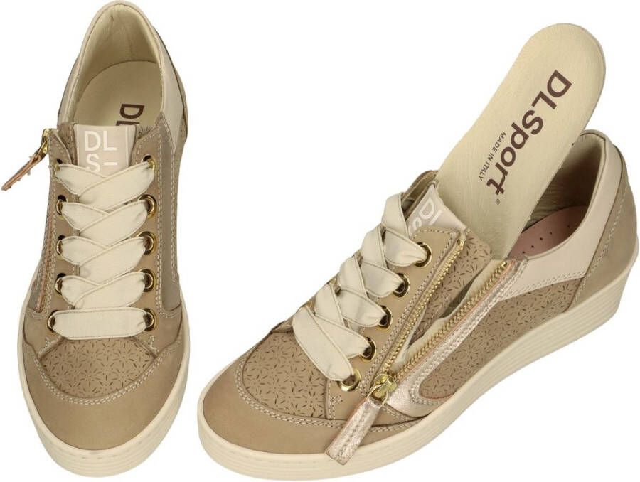 DL Sport Dlsport -Dames taupe sneakers