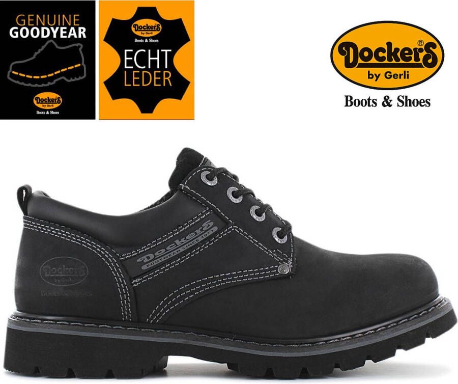 Dockers by Gerli Veterschoenen Trekking Boots Veterschoen met gepolsterde Schacht - Foto 8