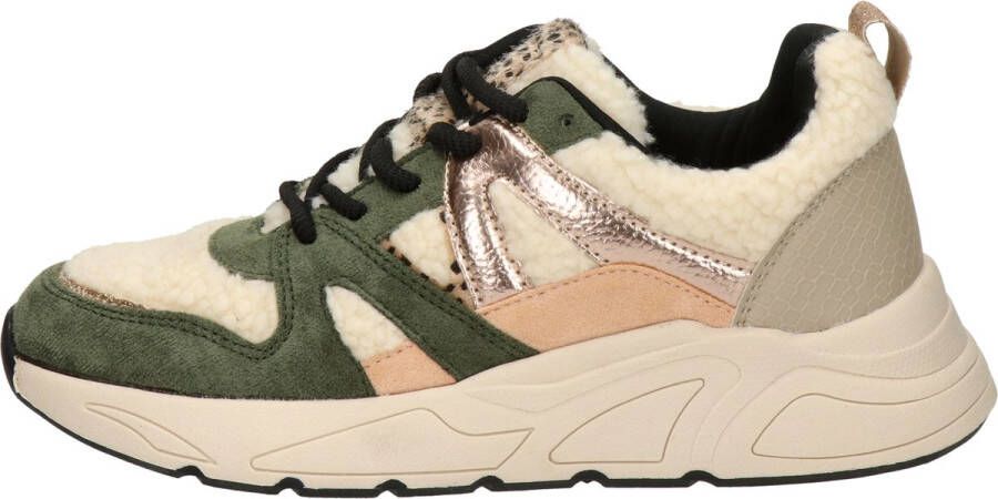 Dolcis dames sneaker Groen multi