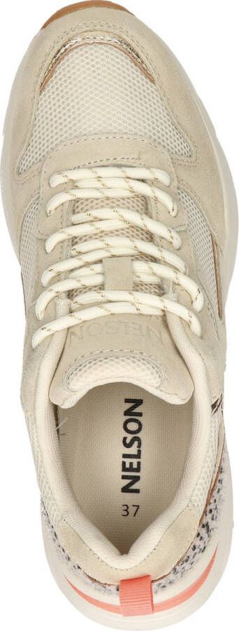 Dolcis Nelson dames sneaker Beige Schoenen
