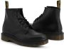 Dr. Martens Zwarte leren gevechtslaars met ritszak en 6 cm platform Black Dames - Thumbnail 11