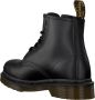 Dr. Martens Zwarte leren gevechtslaars met ritszak en 6 cm platform Black Dames - Thumbnail 7