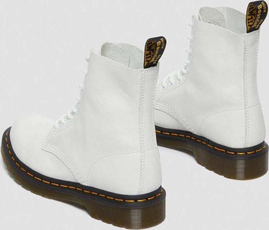 Dr. Martens 1460 PASCAL OPTICAL WHITE VIRA Volwassenen VeterlaarzenHalf-hoge schoenen Wit beige