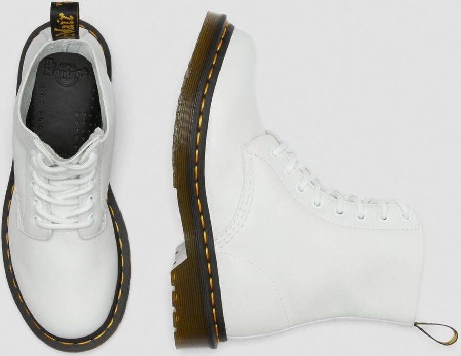 Dr. Martens 1460 PASCAL OPTICAL WHITE VIRA Volwassenen VeterlaarzenHalf-hoge schoenen Wit beige