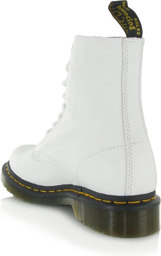 Dr. Martens 1460 PASCAL OPTICAL WHITE VIRA Volwassenen VeterlaarzenHalf-hoge schoenen Wit beige