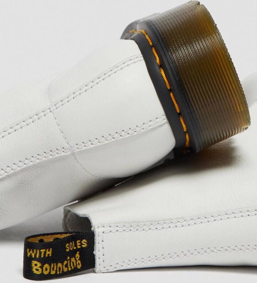 Dr. Martens 1460 PASCAL OPTICAL WHITE VIRA Volwassenen VeterlaarzenHalf-hoge schoenen Wit beige