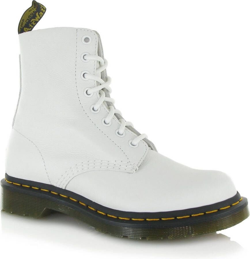 Dr. Martens 1460 PASCAL OPTICAL WHITE VIRA Volwassenen VeterlaarzenHalf-hoge schoenen Wit beige