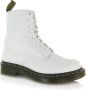 Dr Martens Dr. Martens 1460 PASCAL OPTICAL WHITE VIRA Volwassenen VeterlaarzenHalf hoge schoenen Kleur Wit beige - Thumbnail 10