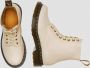 Dr. Martens 1460 PASCAL PARCHMENT BEIGE Volwassenen VeterlaarzenHalf-hoge schoenen Wit beige - Thumbnail 13