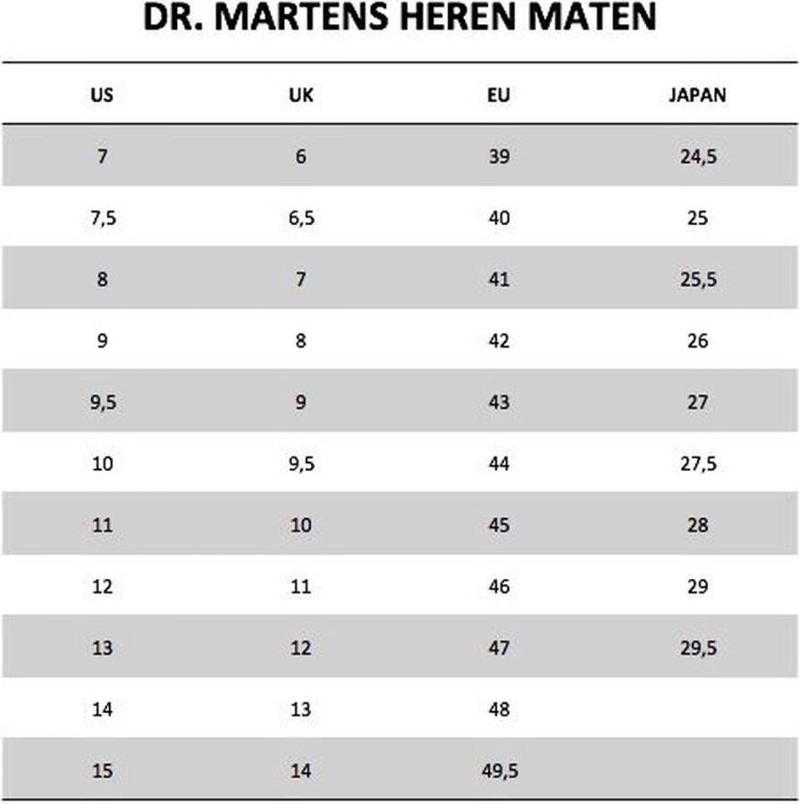 Dr. Martens 1460 Smooth Black Zwart Laarzen Unisex