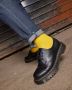 Dr. Martens 1461 Quad Smooth Leather Platform Schoenen Zwart Gepolijst Glad Black Dames - Thumbnail 8