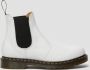 Dr. Martens 2976 Yellow Stitch Smooth White Boots - Thumbnail 8