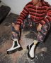 Dr. Martens Audrick Platform Chelsea Grey Nappa Lux Boots - Thumbnail 2