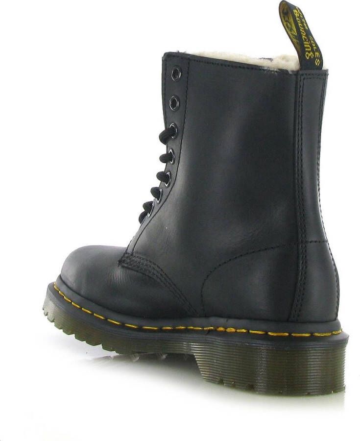Dr Martens Serena enkellaarsjes met voering van imitatiebont Dr. Martens Zwart Dames - Foto 9