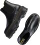 Dr. Martens Zwarte Leren Laarzen met Elastische Inzetstukken Black - Thumbnail 5