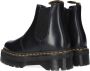 Dr. Martens Zwarte Leren Laarzen met Elastische Inzetstukken Black - Thumbnail 9