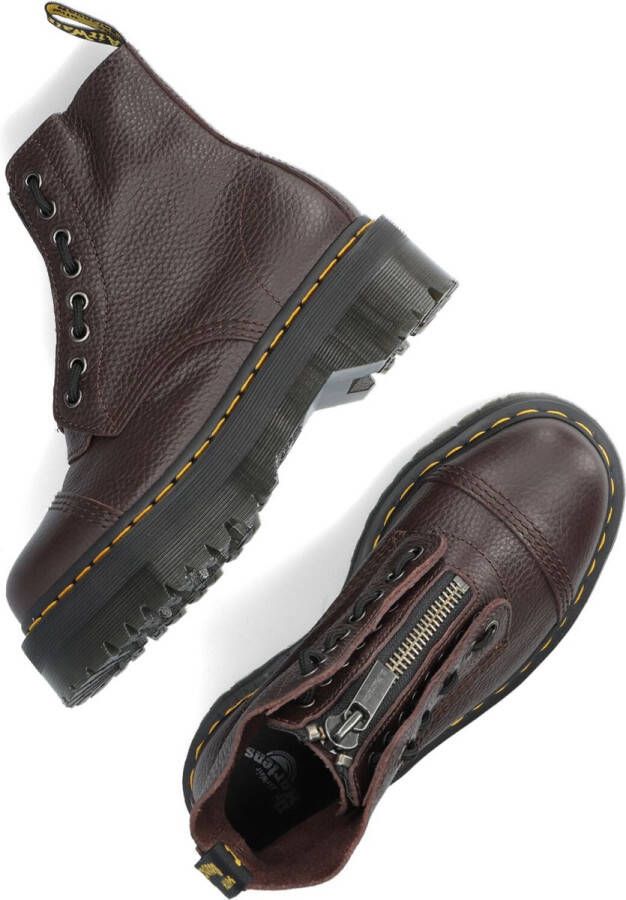 Dr. Martens Dr Martens Sinclair Veterboots Laarzen Met Veters Dames Rood