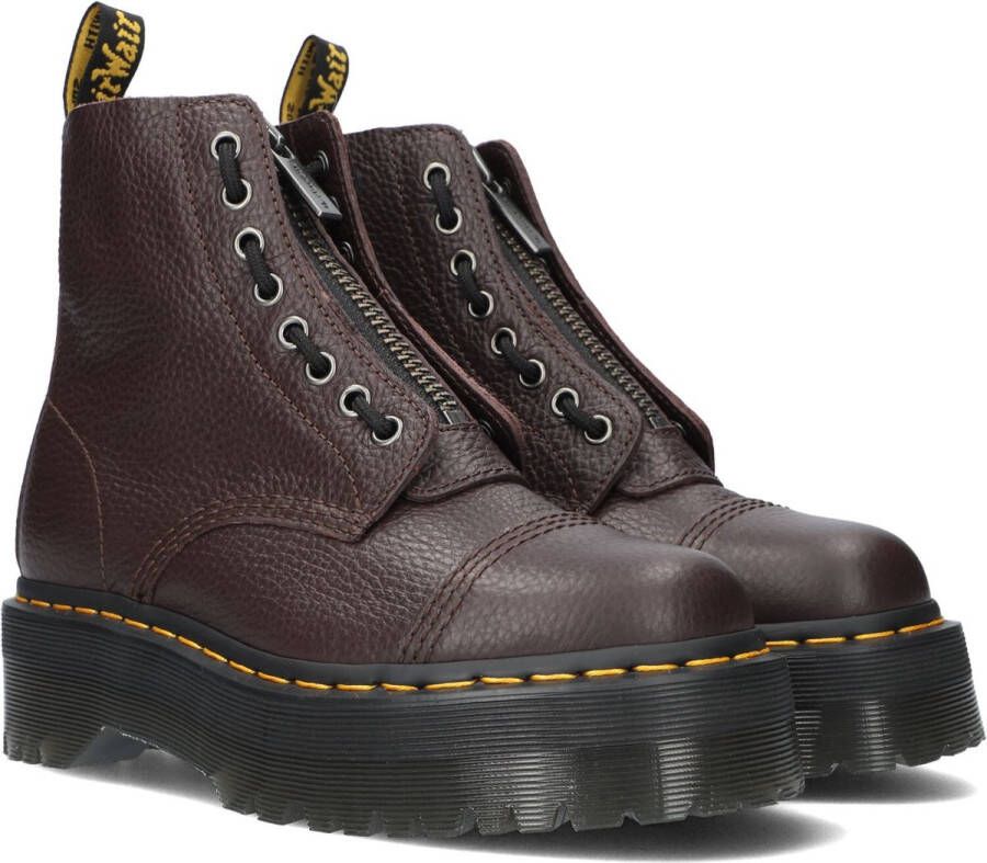 Dr. Martens Dr Martens Sinclair Veterboots Laarzen Met Veters Dames Rood