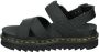 Dr. Martens DVOSS~II~BLACK~HYDRO~LEATHER~~ Platte sandalenDames Sandalen Zwart - Thumbnail 5