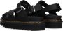 Dr. Martens DVOSS~II~BLACK~HYDRO~LEATHER~~ Platte sandalenDames Sandalen Zwart - Thumbnail 9