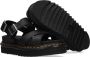 Dr. Martens DVOSS~II~BLACK~HYDRO~LEATHER~~ Platte sandalenDames Sandalen Zwart - Thumbnail 10