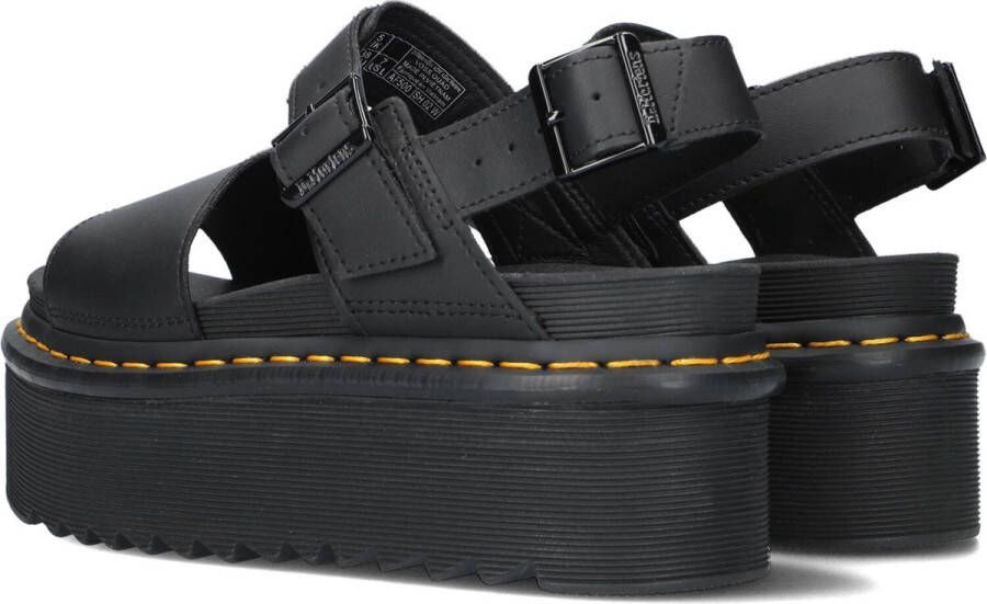 Dr. Martens Sandalen zwart Synthetisch Dames