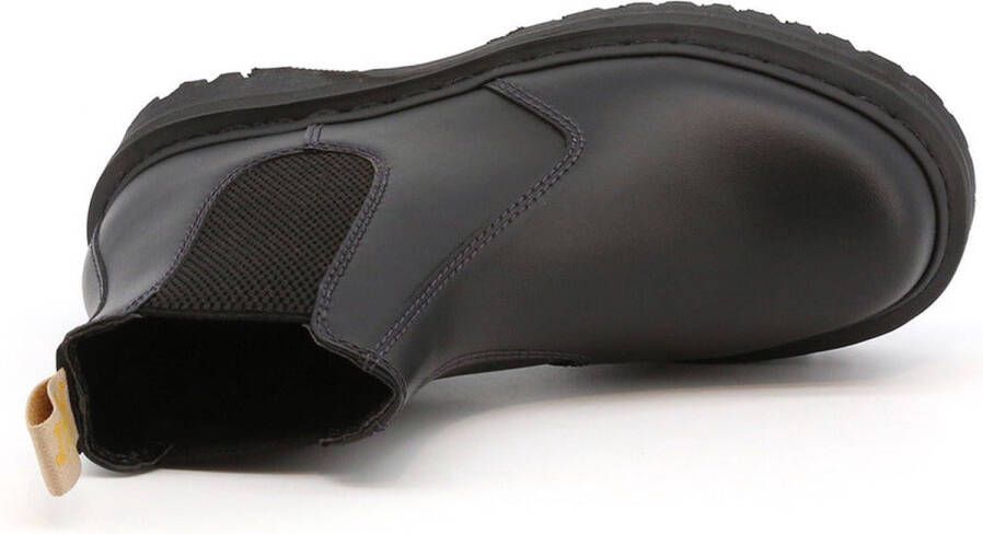 Dr. Martens Beatles V2976 Quad Zwarte Leren Platform Schoenen Black Dames - Foto 9
