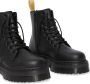 Dr. Martens Eco-leren ritslaarzen zwarte platformszool Black - Thumbnail 13