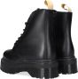 Dr. Martens Eco-leren ritslaarzen zwarte platformszool Black Dames - Thumbnail 12