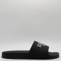 Dsquared2 Zwarte rubberen slippers Stijlvol en comfortabel Zwart - Thumbnail 6