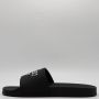 Dsquared2 Zwarte rubberen slippers Stijlvol en comfortabel Zwart - Thumbnail 9