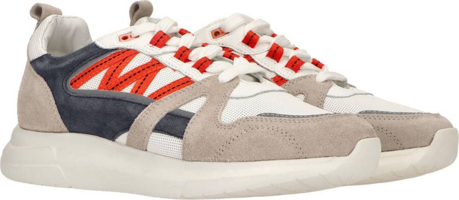 DSTRCT Sneaker Mannen Grijs wit multi - Foto 2